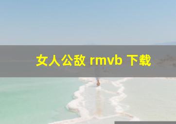 女人公敌 rmvb 下载